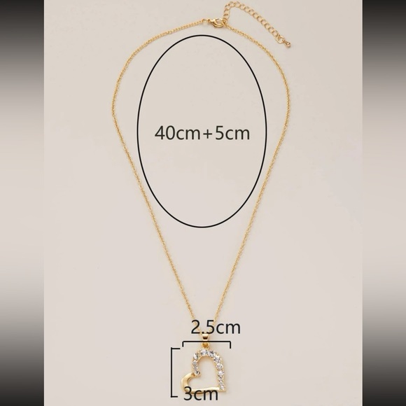 Heart of Radiance Rhinestone Pendant Necklace - Picture 3 of 4